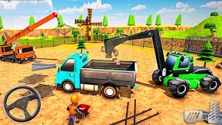 Build Jurassic Zoo Dinosaur - Animal Transport Construction Vehicles - Android GamePlay screenshot 3