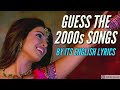 GUESS THE 2000s SONGS BY ITS ENGLISH LYRICS! | Hindi/Bollywood Song Challenge Video