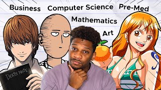 College Majors As Anime Characters