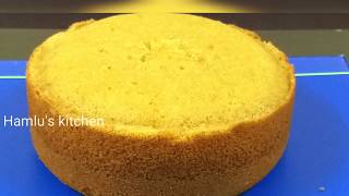 Basic vanilla sponge cake without oven|No maida - No oven| vanilla sponge in Malayalam