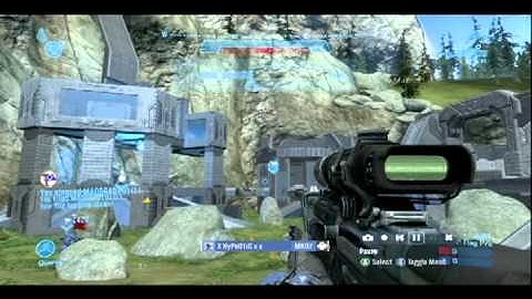 Halo Reach: Cross Map No Scope Double Kill