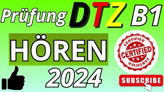 : G. A. S. T. DTZ B1, H"oren  Pr"ufung B1 Neu 2024