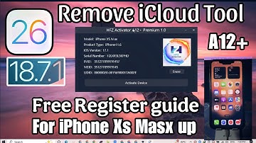 How to Remove iCloud Bypass tool on iPhone/iPad iOS 26 - 17 for A12+ use Windows full guide