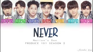 produce 101 S2 Nations Sons    Never color Coded Engromhan