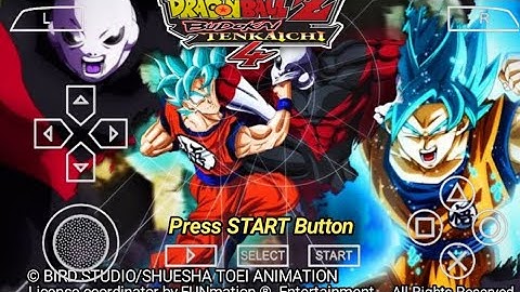 NEW DBZ TTT BUDOKAI TENKAINCHI 4 MOD ISO PSP WITH PERMANENT FIX MENU DOWNLOAD.....