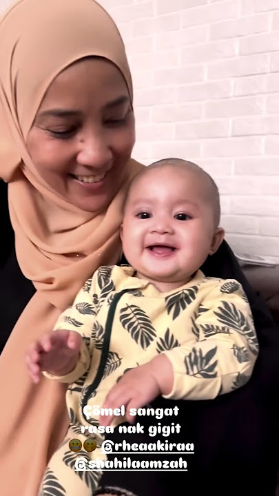 Fauziah Sarman Main dengan Cucu...Anak Shila Amzah...