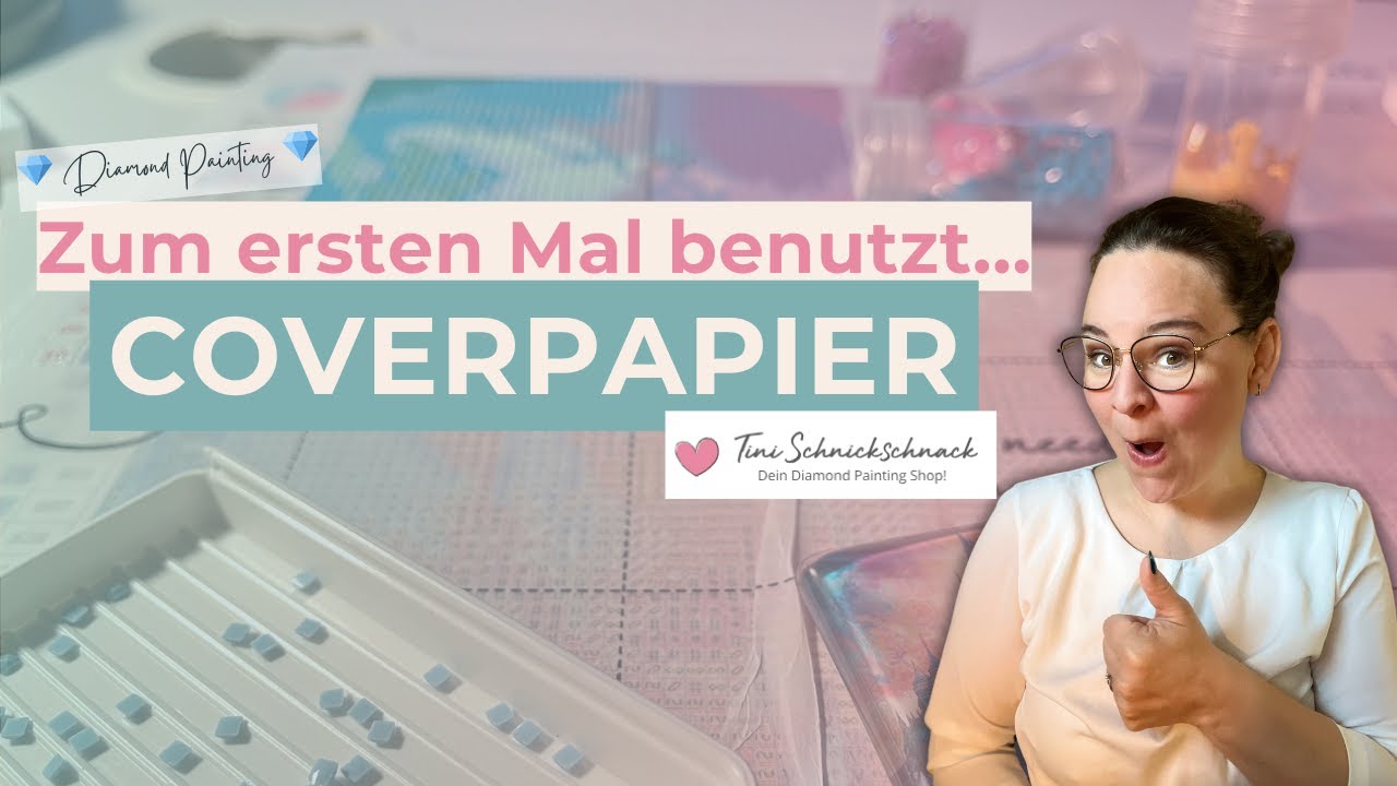 Coverpapier im Einsatz: 🏰🫧Traumschloss 💎 Tini SchnickSchnack 💎 Diamond Painting