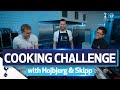 Oliver Skipp and Pierre-Emile Højbjerg try to make handmade dumplings!