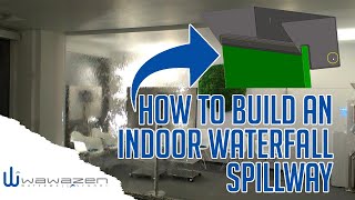 How To Build An Indoor Waterfall Spillway  DIY Manual Overflow Channel For Water Wall