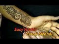 Arabic mehndi for front hand || Crafts Vine