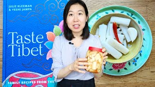 Tibetan pickled radish recipe! Son Labu (from Taste Tibet Cookbook!)