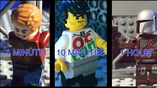 LEGO Stop Motion fight scene challenge  [1 MINUTE | 10 MINUTES | 1 HOUR]