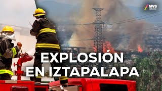 EXPLOSIÓN de PIPA DE GAS en Santa Martha Acatitla, IZTAPALAPA | MVS Noticias