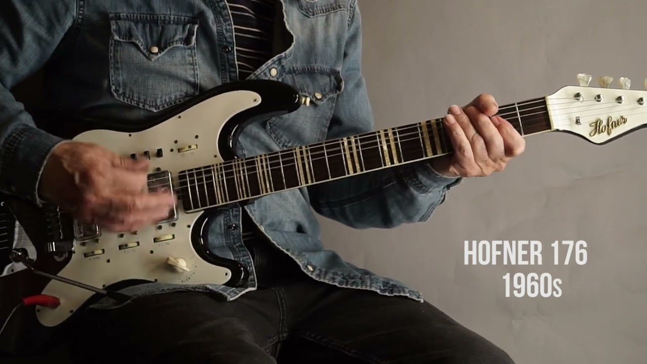 Hofner 176 from the 1960s with white headstock