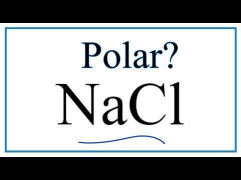 वीडियो: क्या NaCl में एक गैर-ध्रुवीय सहसंयोजक बंधन होता है?