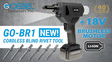 Goebel GO-BR1 Lithium-Ion Cordless Blind Rivet Tool