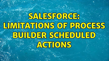 Salesforce: Limitations of process builder scheduled actions (2 Solutions!!)