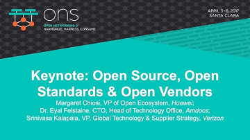 Keynote: Open Source, Open Standards & Open Vendors - Margaret Chiosi, VP of Open Ecosystem, Huawei