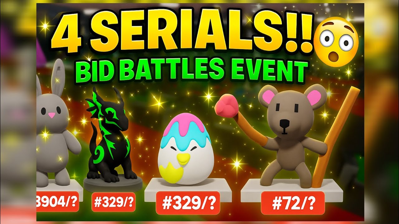 I Got 4 Serials In Bid Battles Event Roblox YouTube 