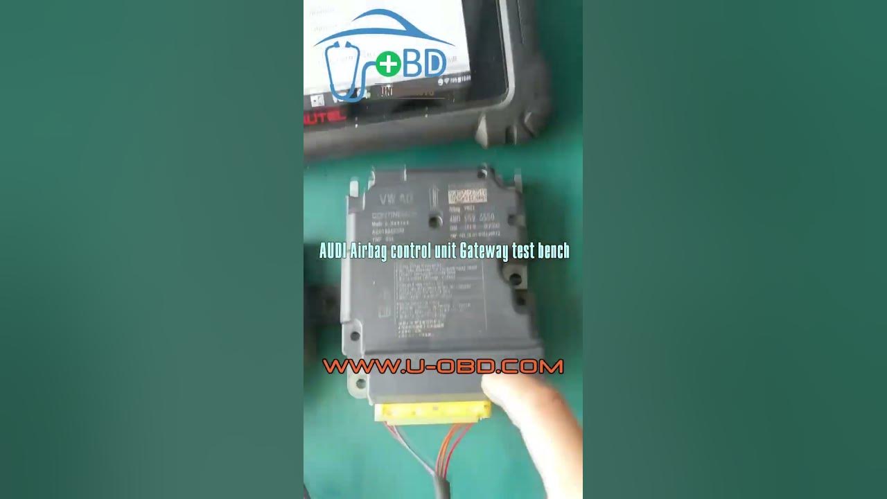 AUDI Airbag control unit gateway data BUS interface control module test