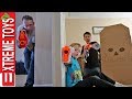 Home Alone Nerf Battle! Sneak Attack Squad Protects the House!