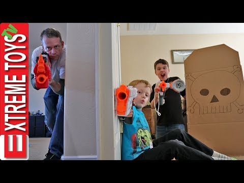 home-alone-nerf-battle!-sneak-attack-squad-protects-the-house!