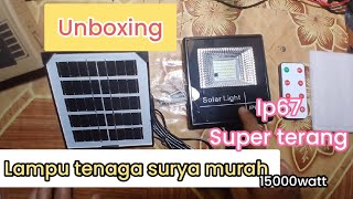 Unboxing IP68 solar powered lights