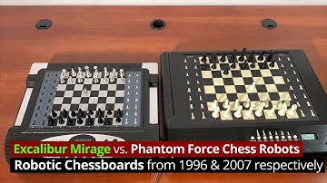 Excalibur Mirage vs. Phantom Force Robotic Chessboard 🟡 Gadgetify