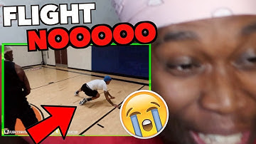 FlightReacts vs BoneCollector 1v1 Basketball ( REACTION)😂