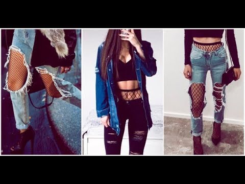 🧦 OUTFITS DE MODA CON MEDIAS DE - YouTube