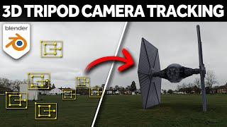 Blender 3D Camera Tripod Tracking Beginner Tutorial.