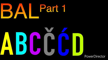 Bosnian Alphabet Lore Part I [A-D]