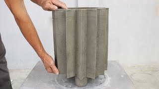 Creative ideas / How to make beautiful flower pots from beautiful cardboard by Garden Design 1,296 views 4 months ago 12 minutes, 15 seconds