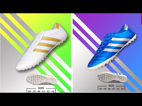 Video Giày đá bóng sân cỏ nhân tạo 3 sọc CT3 giày đá phủi... - youtube