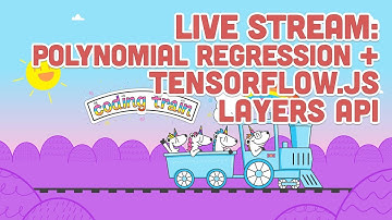Live Stream #140: Polynomial Regression + TensorFlow.js layers API