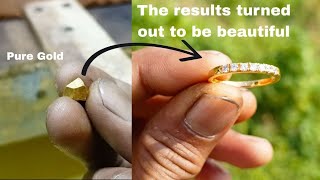 Making Listring Rings Made of Pure Gold | Handmade