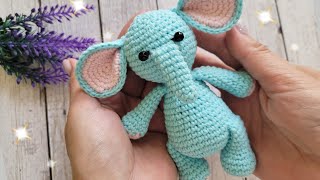 🐘Слон Вязаный Крючком👍Crochet Elephant✨Gehäkelter Elefant