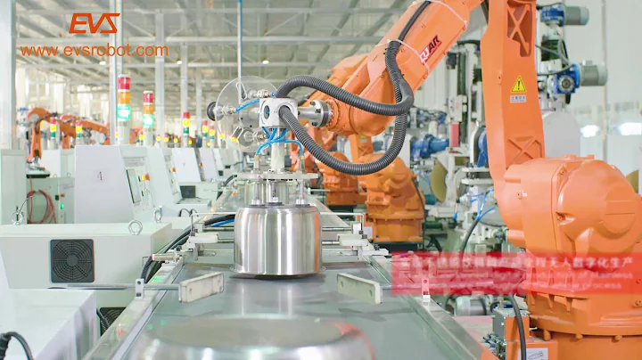 QJAR robots in the ASD high end cookware polishing intelligent production line