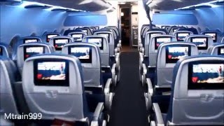 Delta A319 cabin (Comfort+)