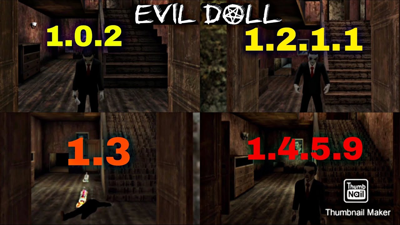 Полное прохождение всех обновленных версии!//Evil doll