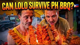 Can an AMERICAN Survive Filipino Street BBQ? | Logan's Final Meal in the Philippines!