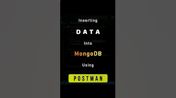 How to insert data into MongoDB using Postman | Quick Guide #mongodb #nodejs #expressjs