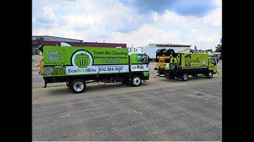 Trash Bin Cleaning Systems For Sale Factory Direct Call 877-699-0755 www.trashbincleanersdirect.com