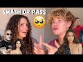 CELEBRITY SMASH OR PASS! *she gets upset!* | Andrea & Lewis