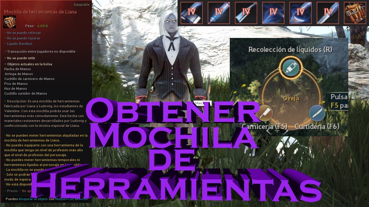 Guía Obtener Mochila de Herramientas de Liana BDO YouTube