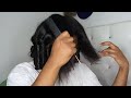 HOW TO DO FLAT IRON CURLS ON NATURAL HAIR