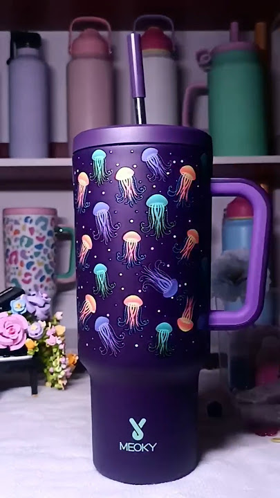 GLOW IN THE DARK TUMBLER - MEOKY | Kapan lagi punya tumbler bisa nyala gini? 😍 #tumbler #meokycups