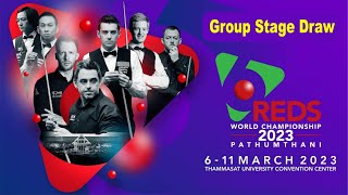 2023 6 Red World Championship Thailand ! Group Stage Draw and Tournament Info.