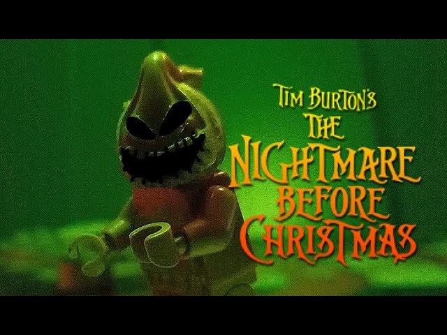 Oogie Boogie's Song - LEGO Stop-Motion Recreation from THE NIGHTMARE BEFORE  CHRISTMAS 