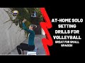 Solo Volleyball Setting Drills To Try At Home. Perfect For Limited Space!